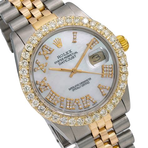 womens rolex pearl face|rolex 36mm datejust diamond bezel.